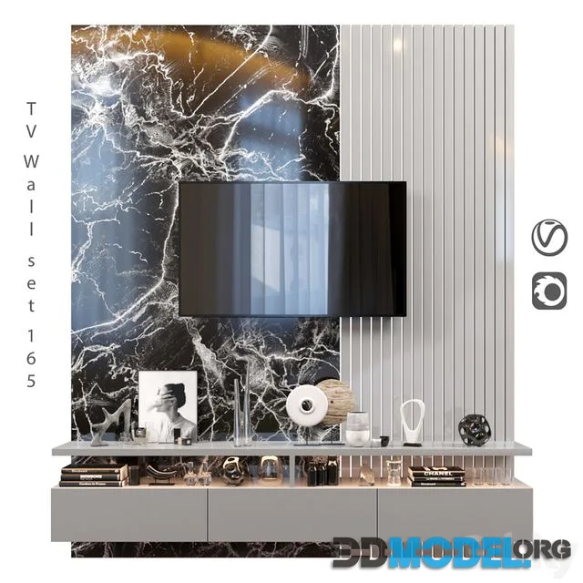 TV Wall set 165