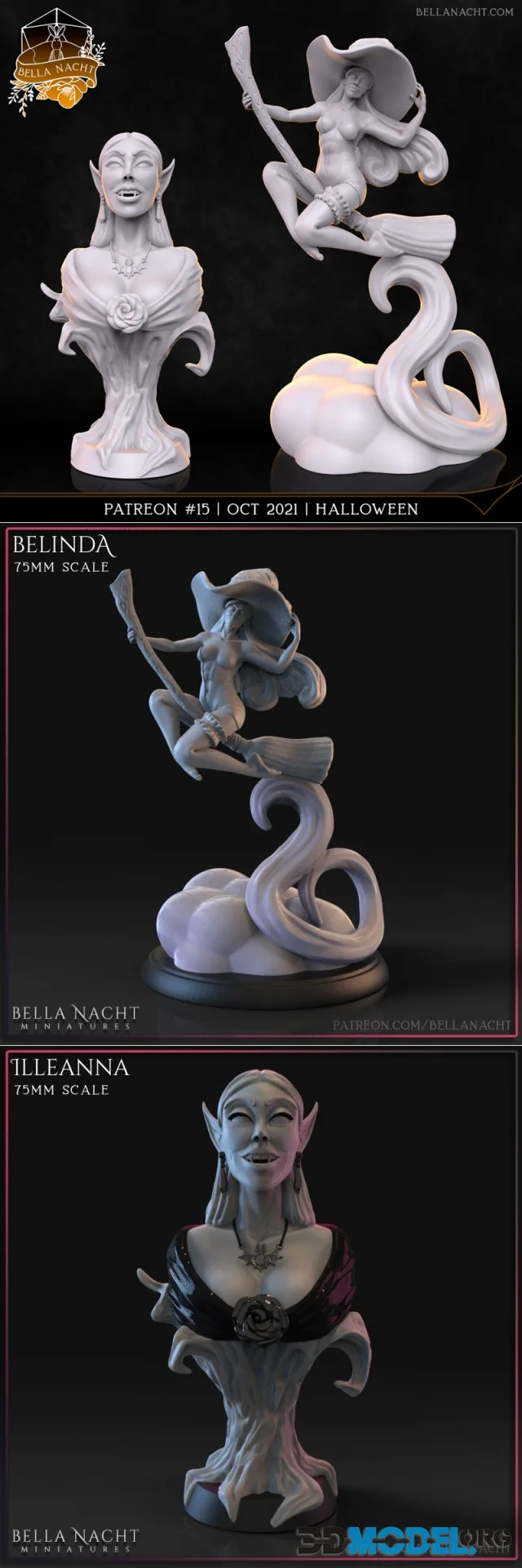 Bella Nacht Miniatures - Halloween Theme – Printable