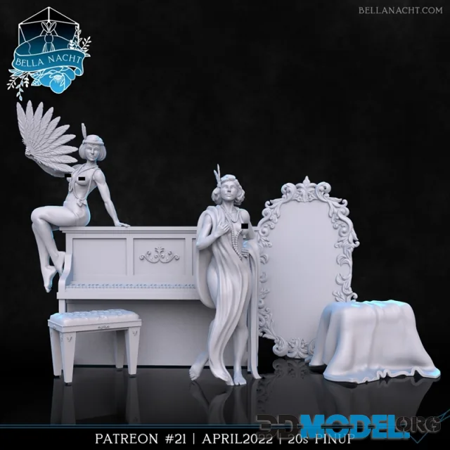 Bella Nacht Miniatures - Pinup – Printable
