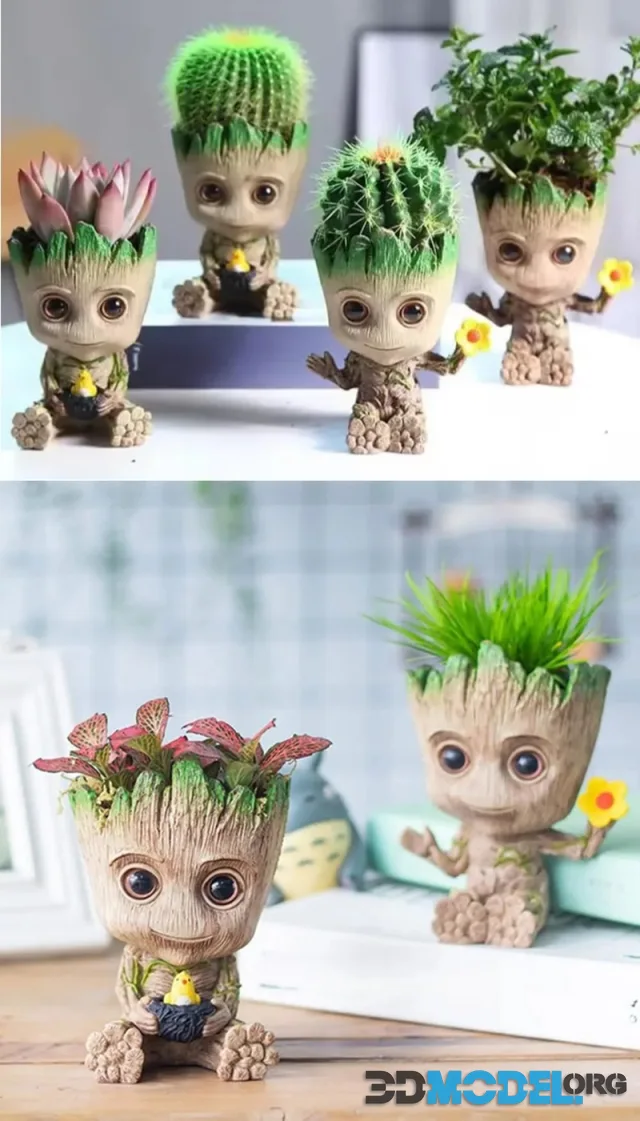 Groot Statue - Groot Figur Home Dekoration – Printable