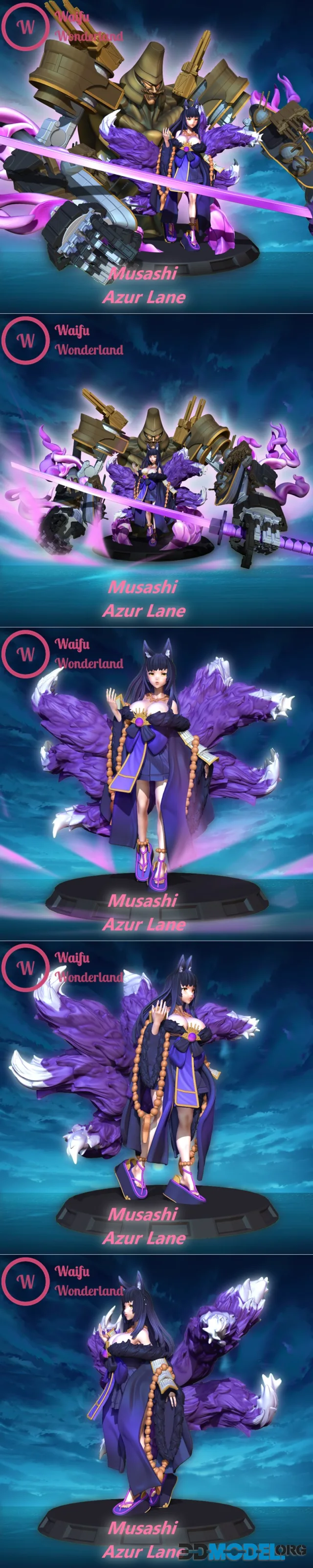 Waifu Wonderland Musashi – Printable
