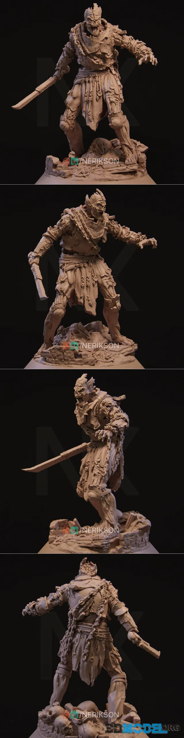 Nerikson - Undead Fighter – Printable