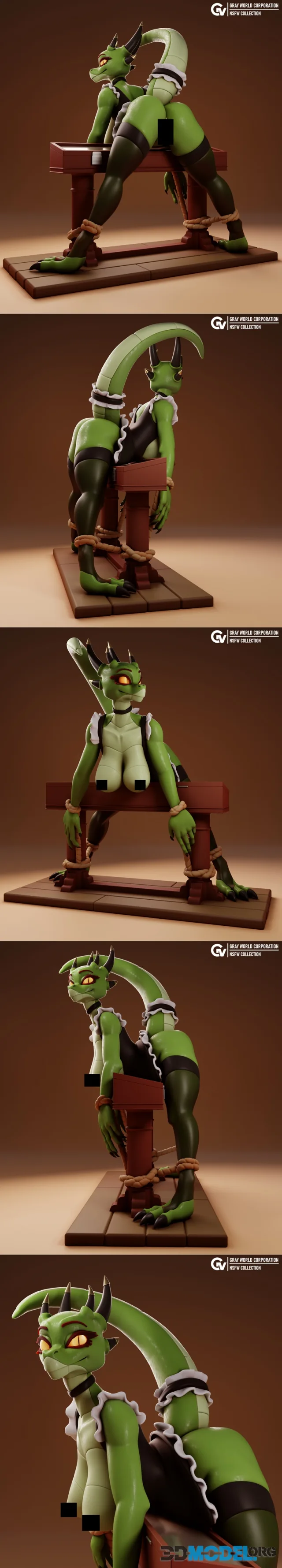 Argonian Maid 2 – Printable