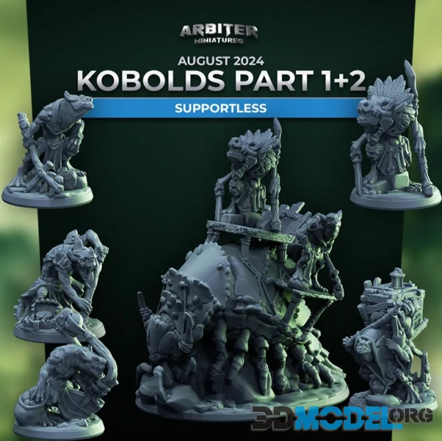 Arbiter Miniatures - Kobolds Part 1-2 – Printable