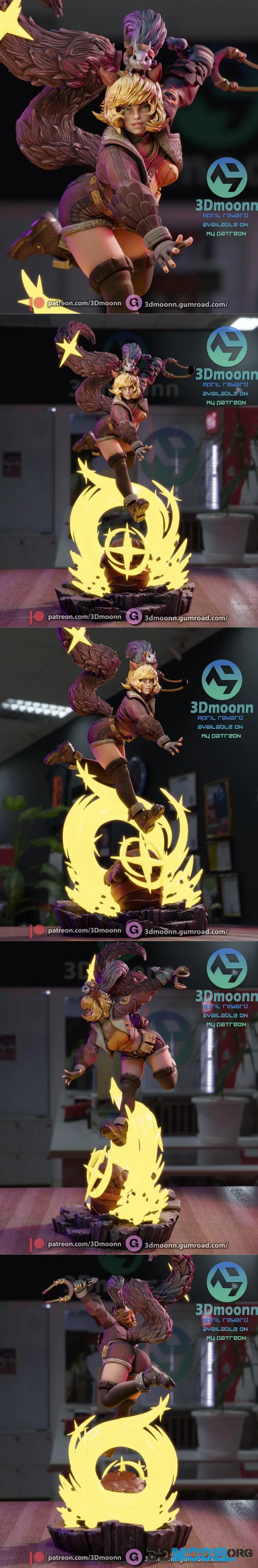 3Dmoonn - Marvel - Squirrel Girl – Printable