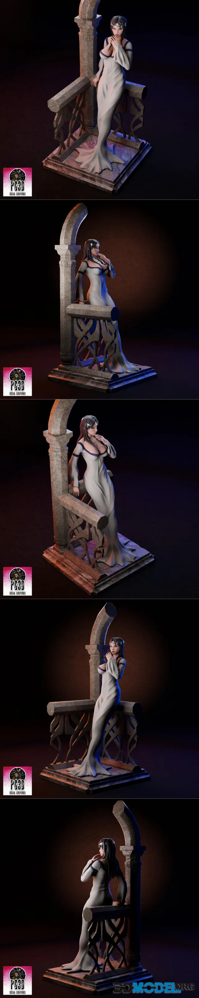 PgGasta - LOTR Arwen Balcony – Printable