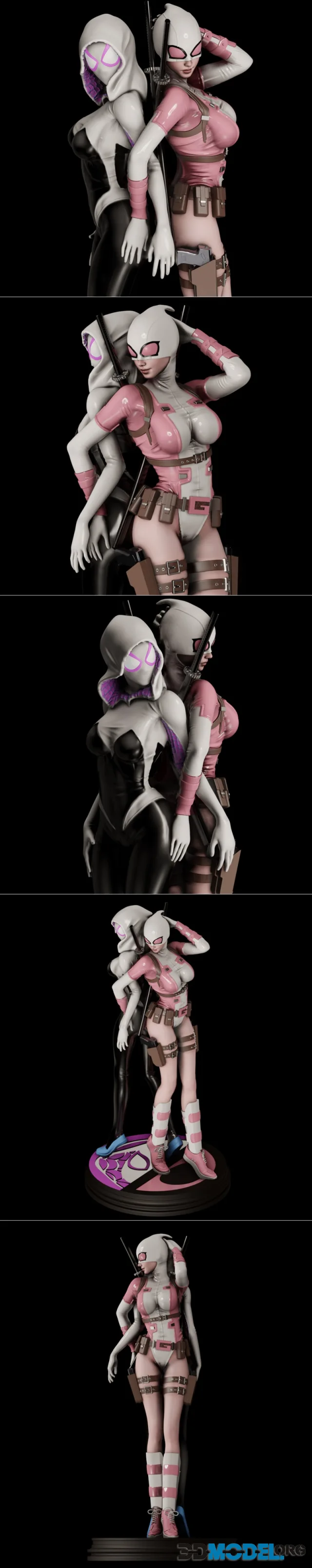 PgGasta - SpiderGwen X GwenPool – Printable