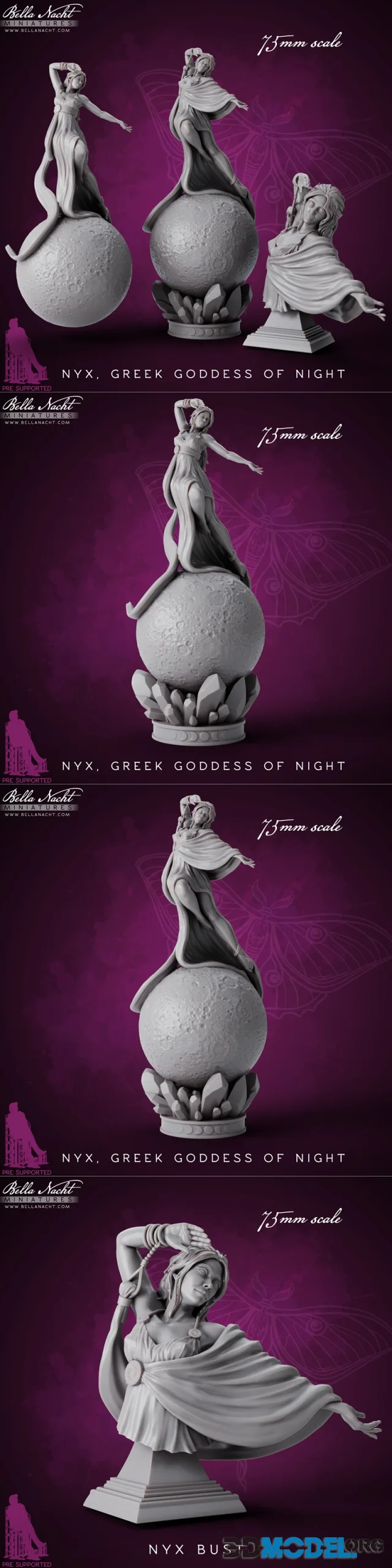 Nyx, Greek Goddess of Night – Printable