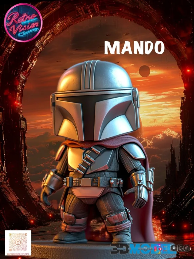 Retro Vision - Mando – Printable