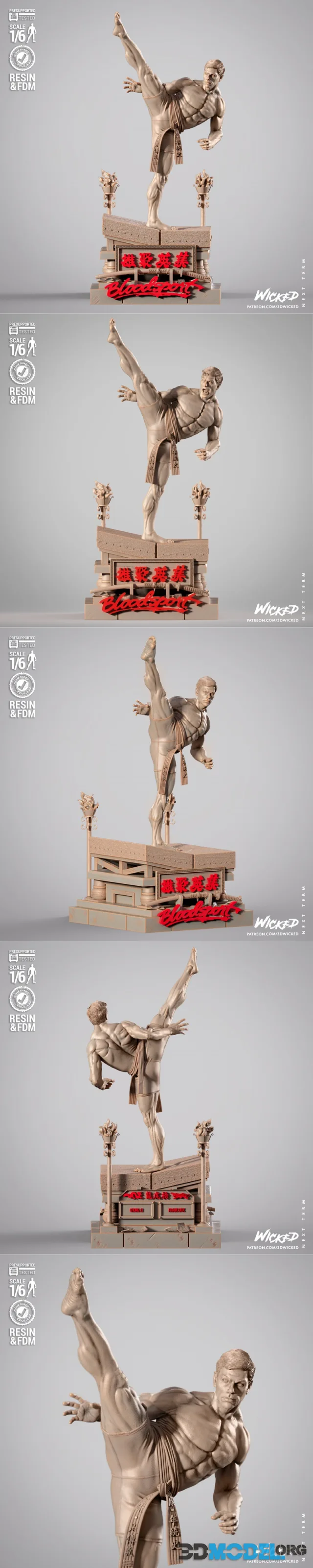 WICKED - Frank Dux Sculpture – Printable
