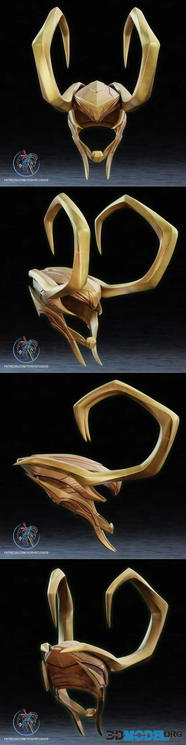 Loki Rivals Helmet – Printable