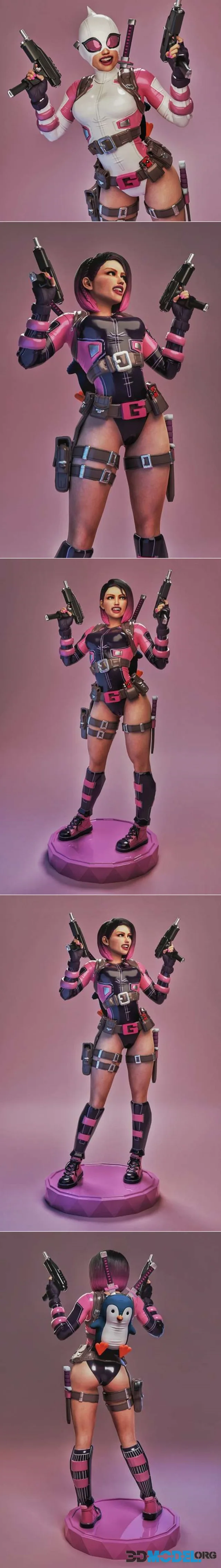 MCM3D - Gwenpool – Printable