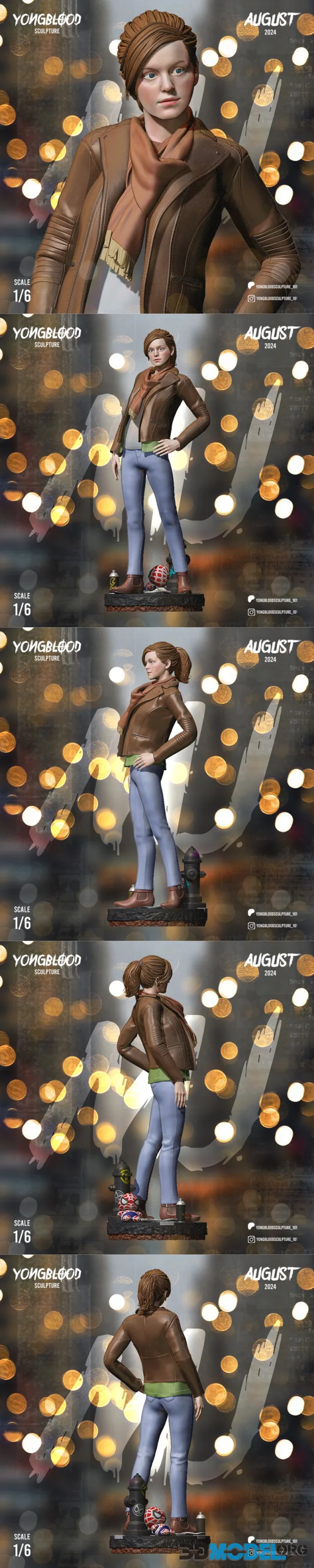 Yongblood Sculpture - Mary Jane Watson – Printable