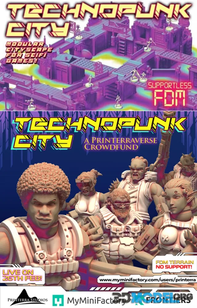 Technopunk City – Printable
