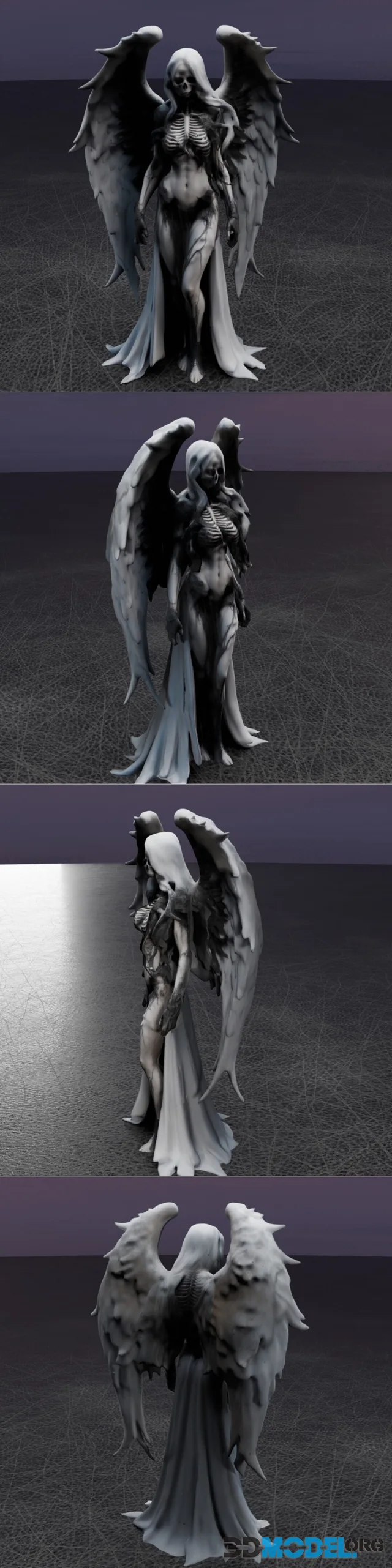 Dark Angel Statue – Printable
