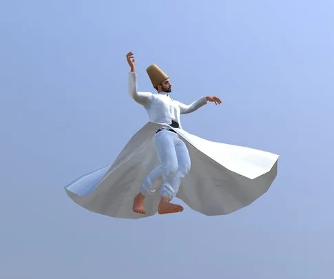 3D Model Turkish Dervish (PBR)