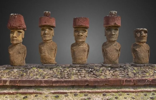 Ahu Nau Nau, Rapa Nui (PBR)