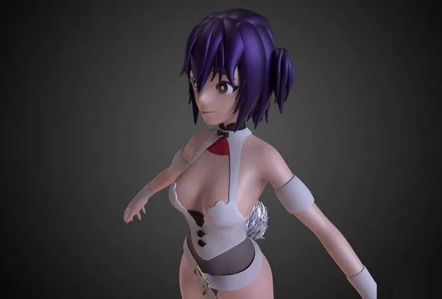 Anime Girl Base mesh (PBR)