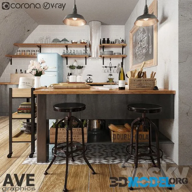 AVE Kitchen bar volume