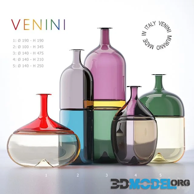 Bolle_bottles_Venini