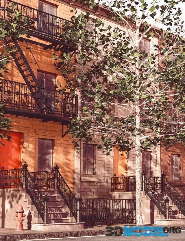 Brownstone Houses
