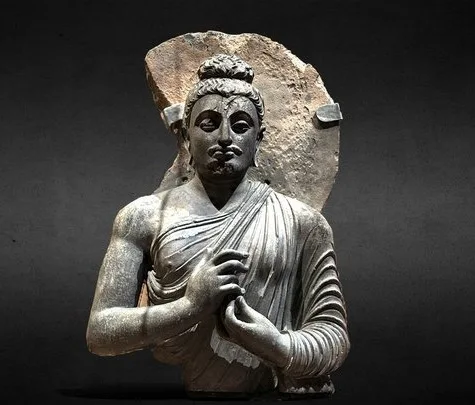 Bust Ofthe Buddha In Dharmacakra Mudra (PBR)