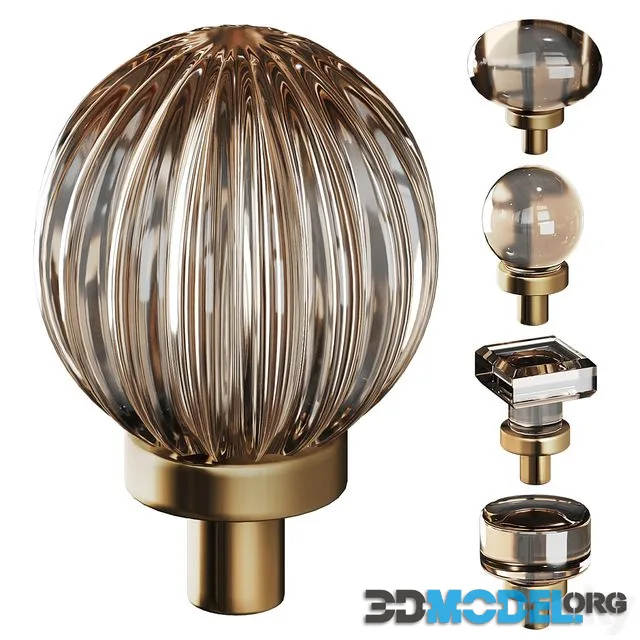 Crystal Furniture Handles