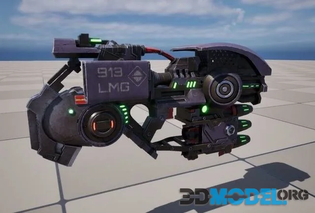 Cyber rocket gun (PBR)
