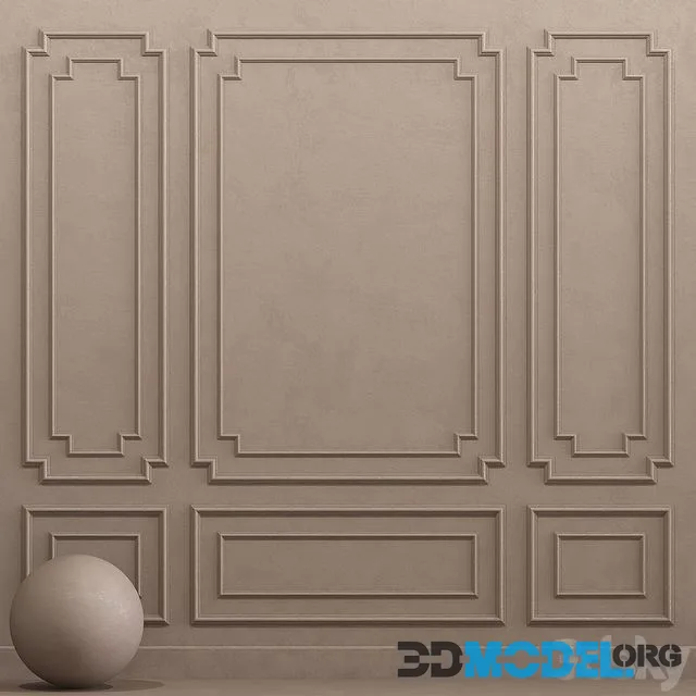 Decorative plaster with molding 21