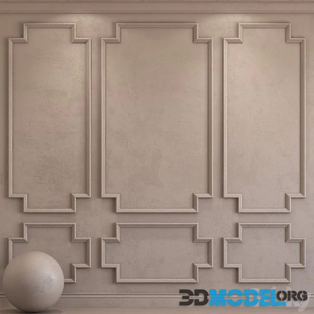 Decorative plaster with molding 37