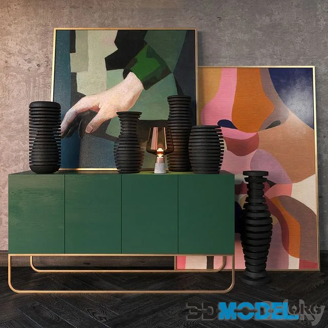 Decorative set of Vases (Ooms, Schizo)