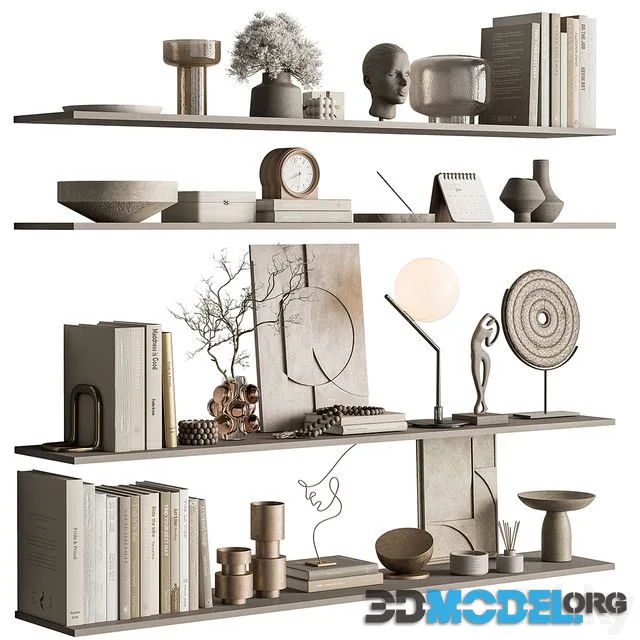 Decorative Set on Shelves 146
