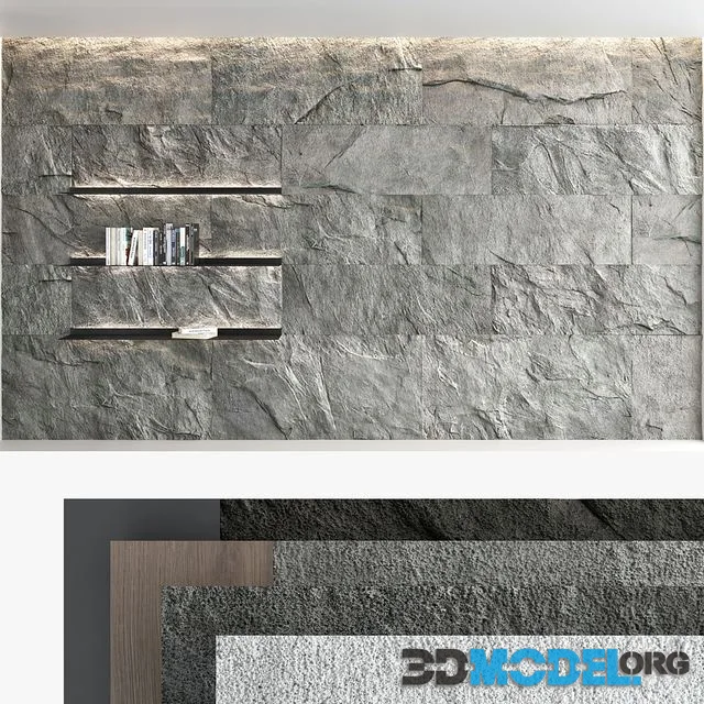 Decorative wall panel set 62