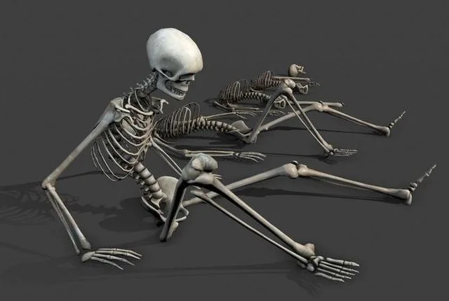 Dungeon Skeletons and Bones Low-poly (PBR)