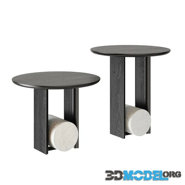 Element Side Tables Low by Bonaldo