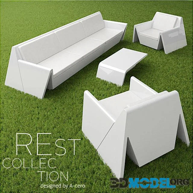 Garden furniture REst collection (sofa and armchair)