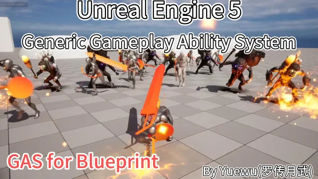 Generic Gameplay Ability System - GAS for Blueprint Users, No C++ Required