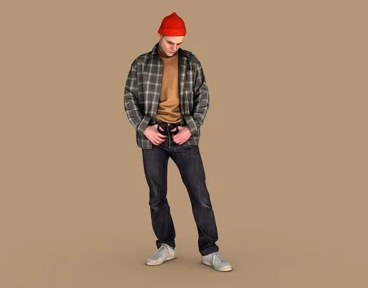 Guy In The Plaid Shirt (PBR)