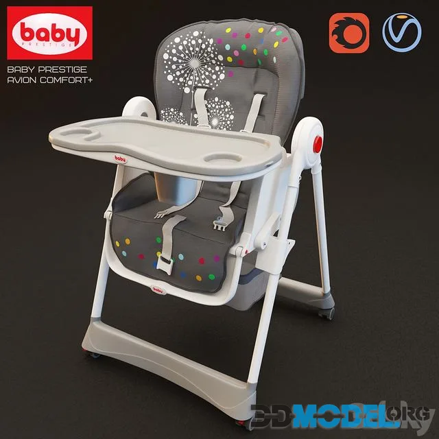 Highchair Baby Prestige Avion Comfort
