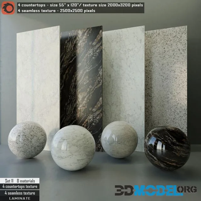 Laminate countertops & Seamless texture Set 11