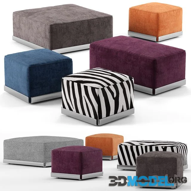 Minotti west ottoman set