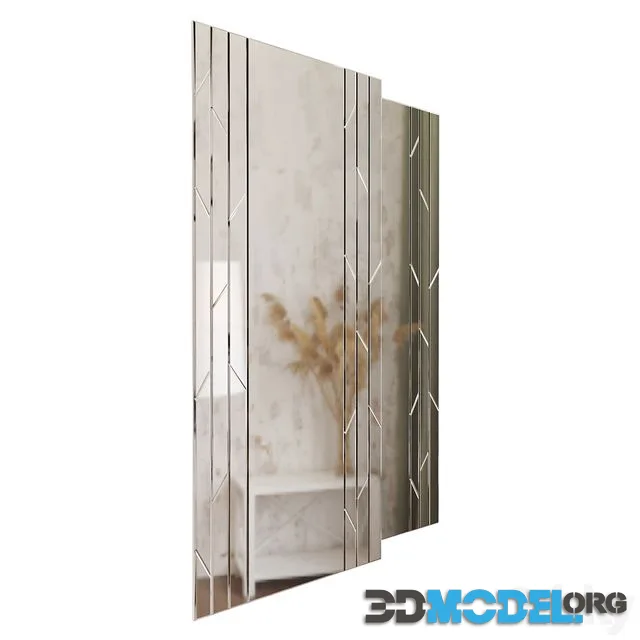 Mirror with facet