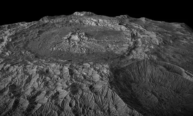 Moon Petavius Crater (PBR)