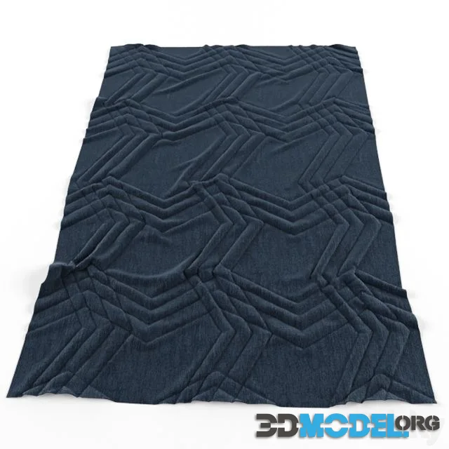 Navy blue carpet