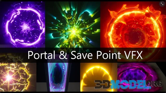 Portal and SavePoint VFX