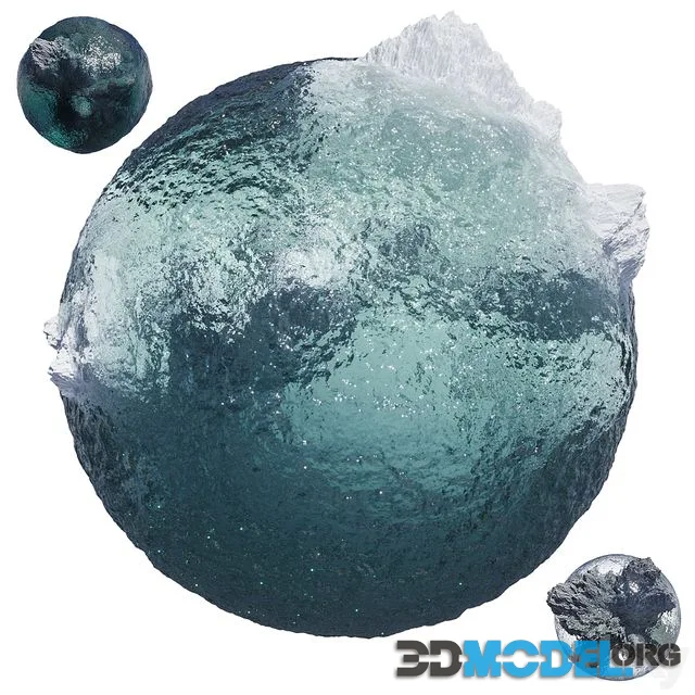Procedural ocean water material. No textures