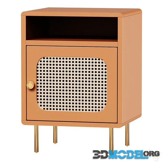 Redpop Rattan Bedside Table