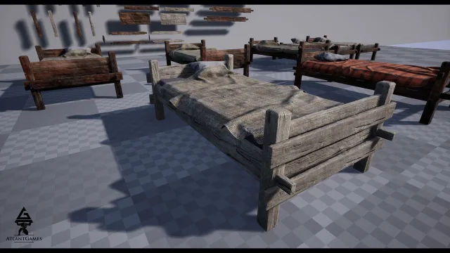 ROG Modular Medieval Beds