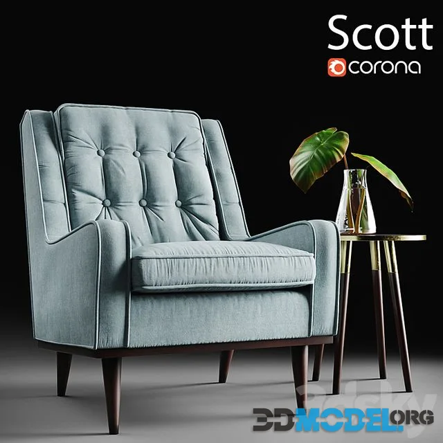Scott armchair