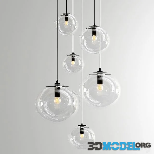 Selene Suspension Lamp - Black